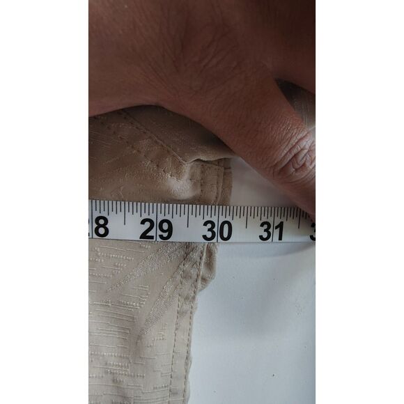 Knightsbridge Men's 2X Beige Tropical Design Hawaiian Short Sleeve Shirt - Picture 5 of 5